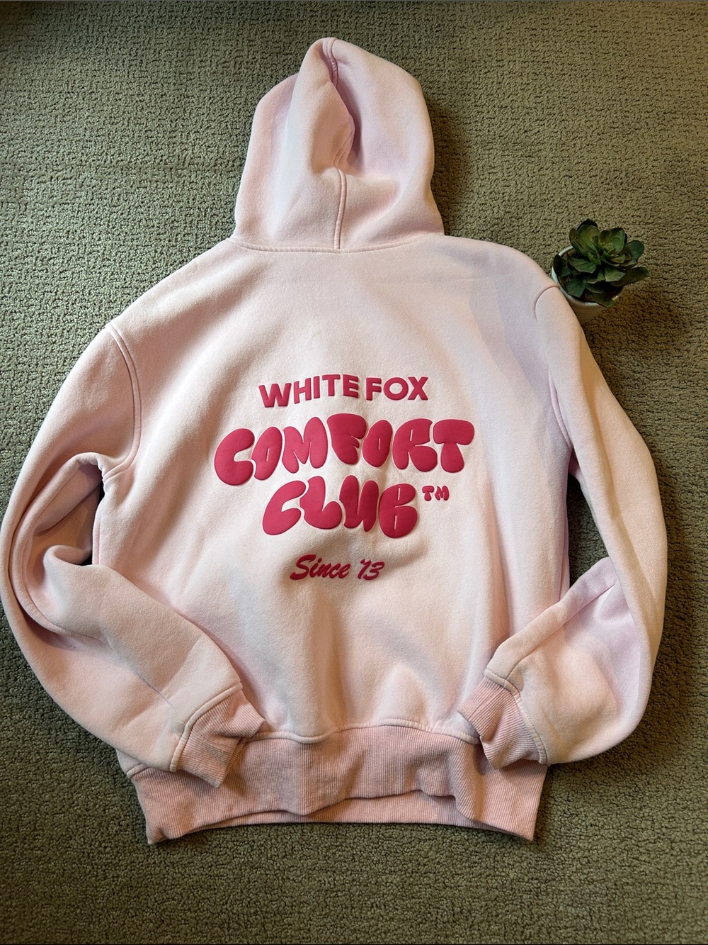 🌸White Fox XXS/XS Comfort Club Hoodie EUC - Picture 4 of 5
